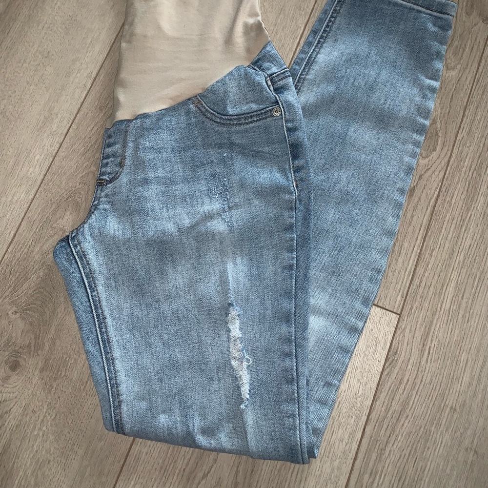 Indigo Blue maternity jean small